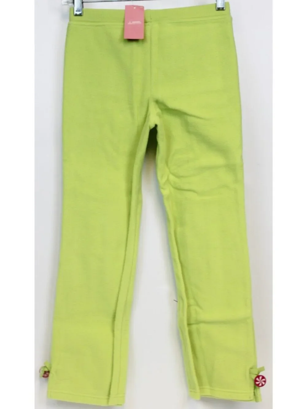 2008 Gybmoree Candy Shoppe Shop Fleece Pants Light Green Winter sz 8 Basics Bow